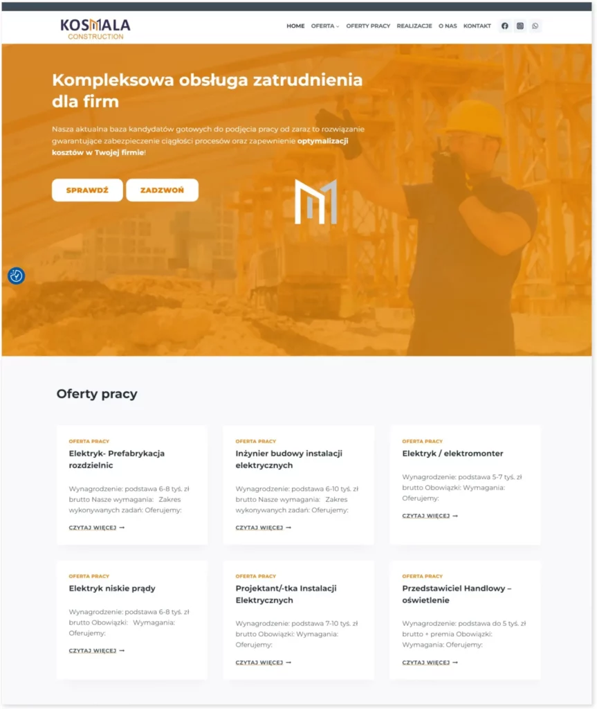 KOSMALA CONSTRUCTION LESZNO