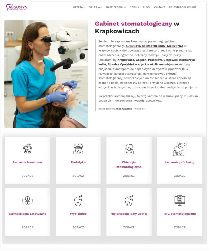 Gabinet stomatologiczny w Krapkowicach