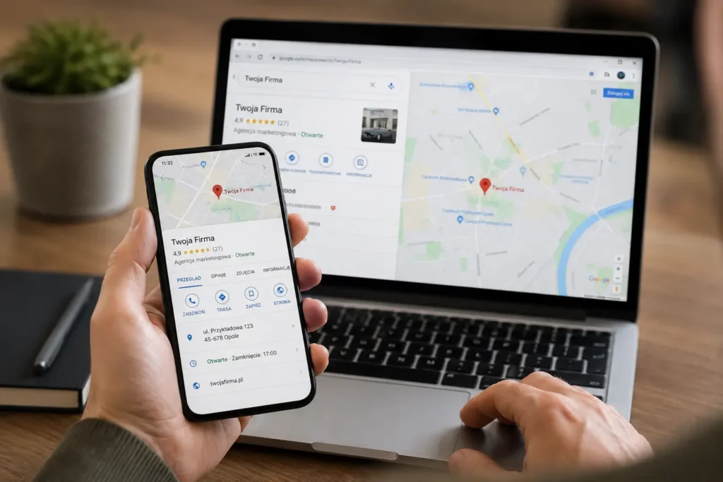 Profil i Mapa Google dla firm – Zwiększ lokalną widoczność